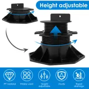 10Pcs Decking Pedestal Riser Bearing Support Deck and Floor Support Pedestal·