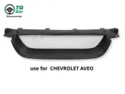 Front grille for CHEVROLET AVEO Matte black Made of plastic ABS grille mesh