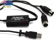 UMONEMK2 MIDI Interface USB Cable Adapter for Keyboard Piano PC Mac Laptop