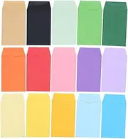 DOITOOL 80pcs Colorful Small Envelopes for Cash Budgeting Paper Storage Envelopes for Organizing Coins Seeds and Small Items Mixed Colors