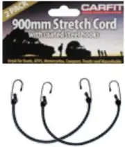Bungee Strap with Steel Hooks 2 Piece Set