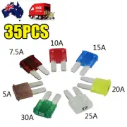 35PCS Micro Standard Mini Blade Auto Car For Ford Focus Hyundai Fuses 5~30A