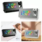 LED Projection Alarm Clock Electric Digital Desktop Clocks for Restaurant