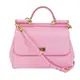 [二手] 【日本直送】Dolce & Gabbana Sicily BB6002A1001 女士皮革手提包，肩背包粉紅色