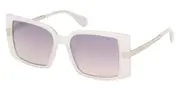 Max & Co. MO0120 25F Women’s Sunglasses White Size 55
