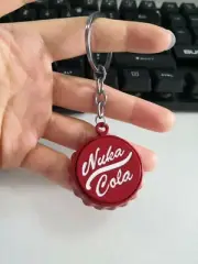 Nuka Cola Fallout Solid Metal Keychain Bottle Opener Vault tec metal. AU stock.
