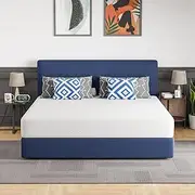 [FDW] King Size Mattress 10 Inch, Gel Memory Foam Mattress, Medium Firm Mattresses for Cool Sleep, Pressure Relief, CertiPUR-US Certified, Mattress in a Box