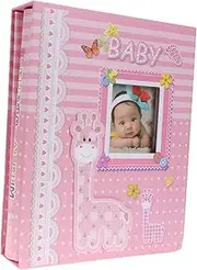 200 Pages Interstitial Albums Baby Photo Storage Photo Album Sleeves for Boys and Girls Photo Album