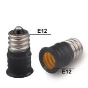 200pcs New E12 To E12 Candelabra LED Bulb Adapter Converter Lamp Base Socket CFL