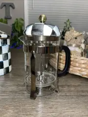 Mackenzie Childs 32oz French Press Courtly Check￼