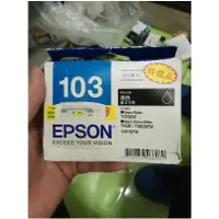 在飛比找蝦皮購物優惠-EPSON 103(T103150)原廠高印量黑色墨水匣 T