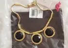 Kate Spade polish up necklace WBRUA314, black - NEW w/tags + dustbag