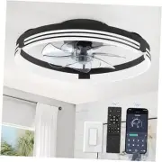Low Profile Ceiling Fans with Lights and Remote, 20 Inch Flush Mount Ceiling
