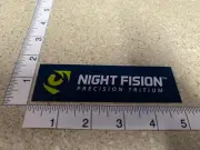 Night Fision Precision Tritium OEM Firearms Decal Sticker New! Shot Show