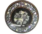 36" Pietradura Table Top, Marble Inlay Coffee Table, Round Sofa Table Top Decor