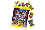 TNT Assorted Sour Chew Balls 150g