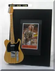 EDDIE VEDDER Miniature Guitar Frame Pearl Jam