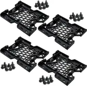 4 Pcs 2.5“ or 3.5” to 5.25“ SDD HDD Mounting Bracket, Hard Disk Drive Bays Holde
