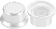 OSALADI 2pcs Rotary Potentiometer Knobs for Shaft Translucent Volume Control Knobs for Audio Devices Mixers and Amplifiers Design