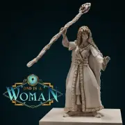Serpentfolk Druid - Nokaidh | DND is a Woman | 75mm