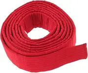 [HANABASS] Taekwondo Belt for Training and Competition Youth Martial Arts Belt Optimal Waist Support for Karate Kickboxing Judo Vibrant Red Color Essential Sparring Gear