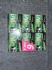 6 NEW Fujifilm DVC 60 Mini DV Digital VideoCassette Tapes 60 min SP 90 min LP