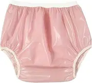 Reusable Plastic Adult Diaper Pants Incontinence Underpants Diaper Cover(X-Large)