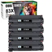 4PK CF283X Toner Cartridge For HP LaserJet Pro MFP M225dn M225dw M225rdn M201dw