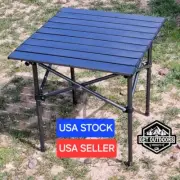 SUPER SALE! ROLL UP LIGHTWEIGHT CAMPING TABLE - FOLDING ROLL TOP COMPACT - SALE