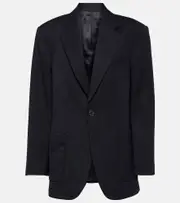 [Nili Lotan] Nili Lotan Gael Boyfriend virgin wool blazer AU 10 blue
