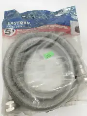 Eastman Steel-Flex 5' / 60" Washer Hose 48368 Braided Stainless Steel