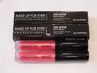 2 MAKE UP FOR EVER LAB SHINE GEL SHIMMER LIP GLOSS #M14 - FULL SIZE - NIB