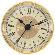 70mm Quartz Clock Insert,Round Quartz Movement Miniature Clock Mini Roman8465