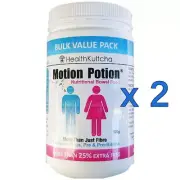 2 x Health Kultcha MOTION POTION 600g Nutritional Bowel Food
