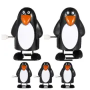5 Pcs Wind up Penguin Toy Christmas Clockwork Mini Toys Kids