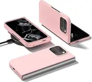 for Google Pixel 9 Pro Fold Case,Shockproof Cover Protective Case for Google Pixel 9 Pro Fold Phone Case,Thin and Slim Anti-Fingerprint Anti-Drop Case for Google Pixel 9 Pro Fold Pink
