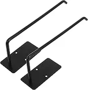 ULTECHNOVO 2pcs Hat Storage Rack Has Baseball Hat Rack for Door Hat Organizer for Closet Hat Organizer for Door Hat Hanger Cap Holder Organizer for Wall Closet Hat Rack Stainless Steel Black