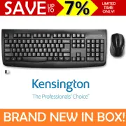 NEW IN BOX Kensington Wireless Desktop Keyboard + Mouse Set Windows Computer USB