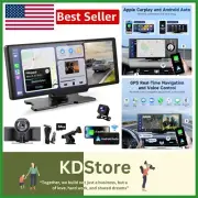 Upgrade Your Drive: 10.26" Wireless Touchscreen with Dual Cameras & Bluetooth