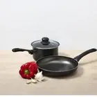 24cm Non Stick Aluminium Fry Pan With Stay Cool Handle Frypan Cookware Kitchen A
