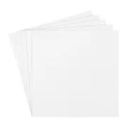 EVA Foam Sheets Craft Foam Paper- 19.7 x 19.7 Inch x 1mm/ White / 5 Pcs