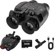 Night Vision Goggle Head Mounted Hands Free Infrared Night Vision Binoculars