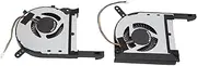CPU Cooling Fan, Laptop Replacement Cooling Fan, 4 Pin Aluminum Alloy Cooling Fan for TUF Gaming FX505DT FX505 FX95 FX705DU (CPU and GPU)