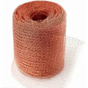 High Quality Anti Rong Mesh, 100% Copper Anti Slug Snail Mouse Rat Birds Nematodes Ferramol, Knitted Copper Net for Indoors, Garden (6 Meters)