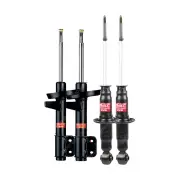 Front + Rear KYB EXCEL-G Shock Absorbers for SUBARU DL AN5 EA82 1.8 F4 FWD 84-86