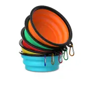5 Pack Collapsible Dog Bowls for Travel Portable Pet Dog Food & Water Bowl Dish