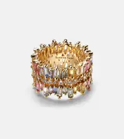 [Suzanne Kalan] Suzanne Kalan 18kt gold ring with diamonds and sapphires J 1/2 multicoloured