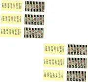 ifundom 2sets Guitar Fretboard Stickers Scale Decals for Fingerboard Paper Material Anti-sweat Easy to Apply 6pcs*2