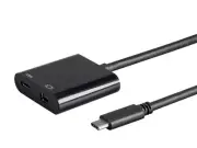 Monoprice USB-C to Mini DisplayPort & USB-C (F) Dual Port Adapter