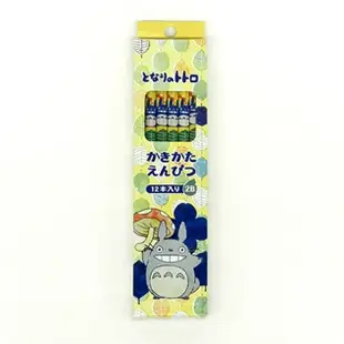 宮崎駿TOTORO龍貓 .魔女宅KIKI&JIJI 日本製 2B鉛筆12入/盒